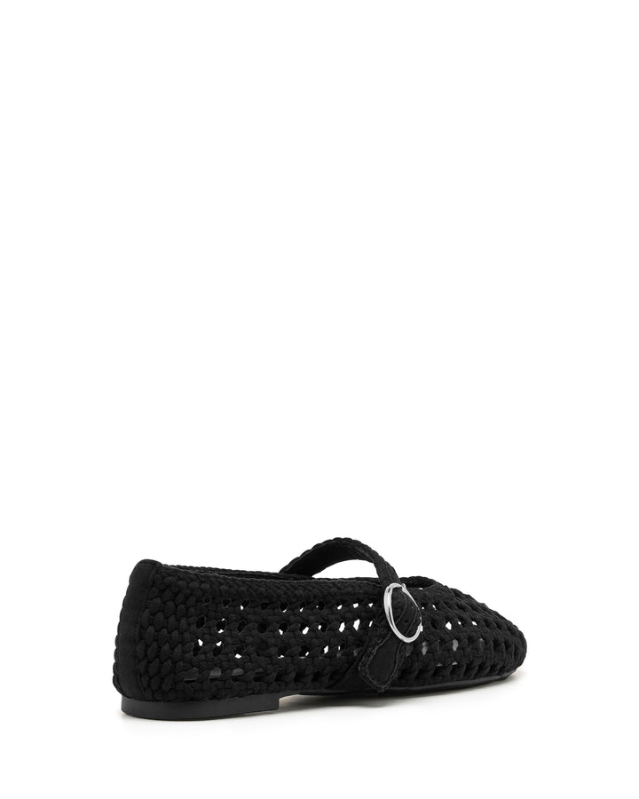 Asher Ballet Flat Black Suede