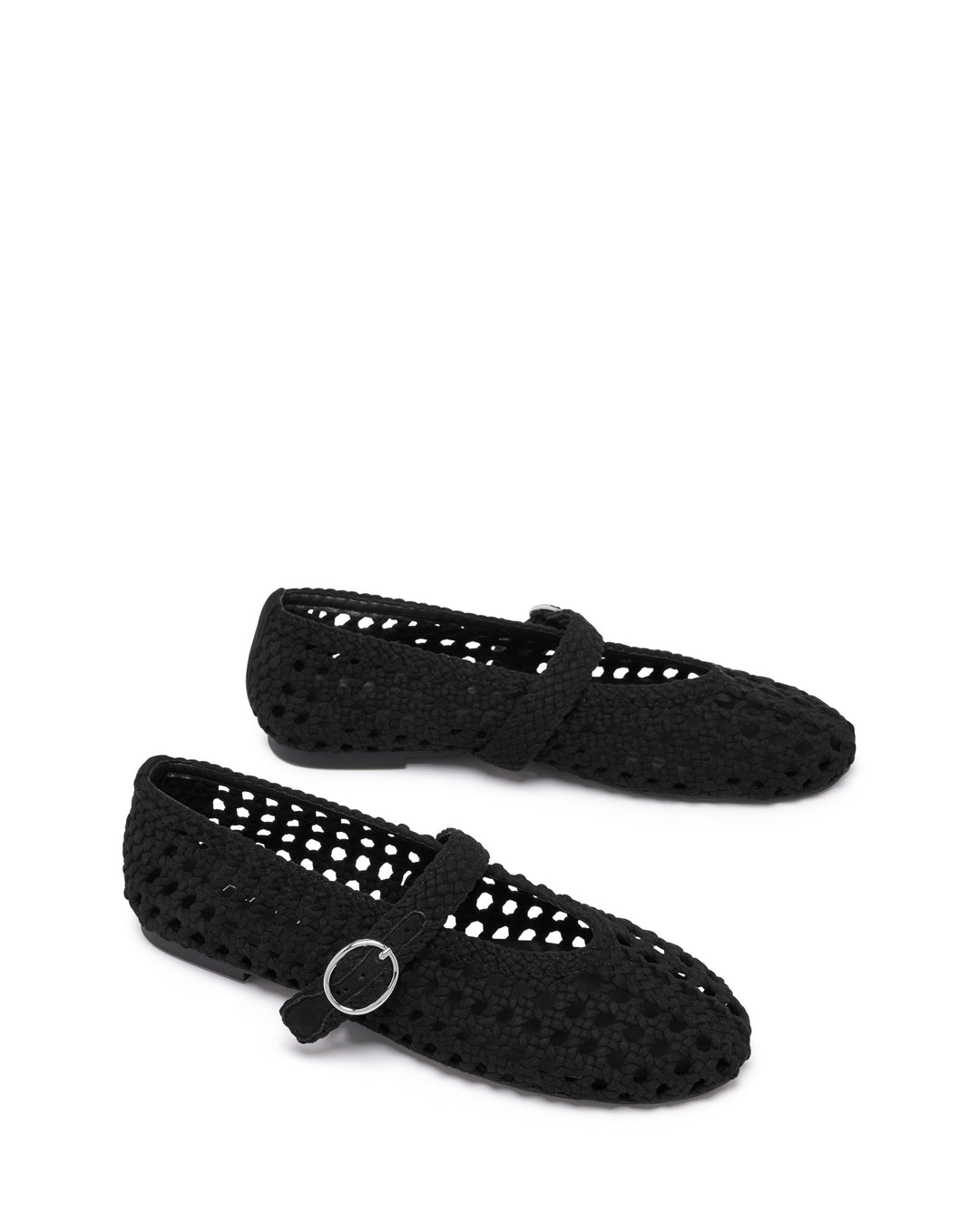 Asher Ballet Flat Black Suede