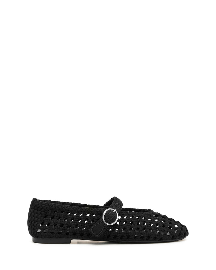 Asher Ballet Flat Black Suede
