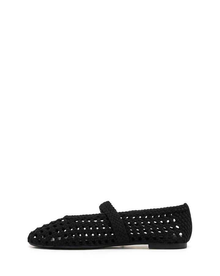 Asher Ballet Flat Black Suede
