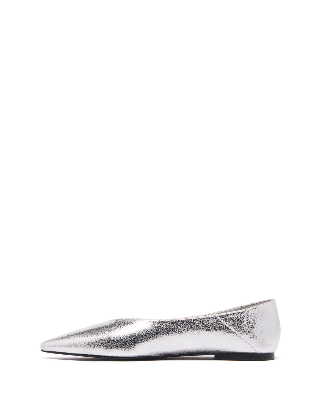 Clara Pointed Flat Silver