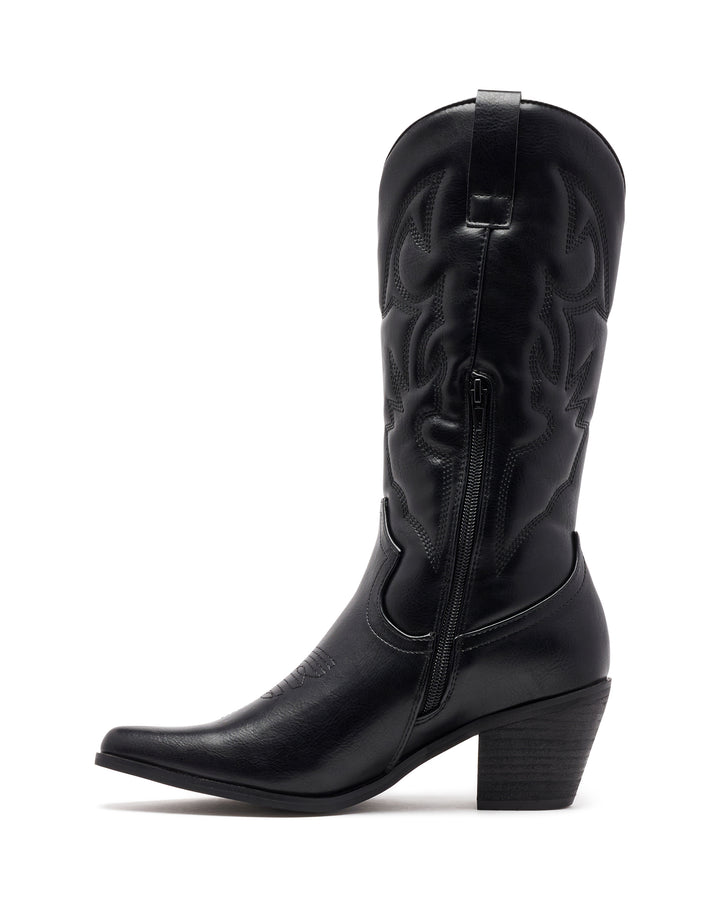 Clayton Cowboy Boot Black