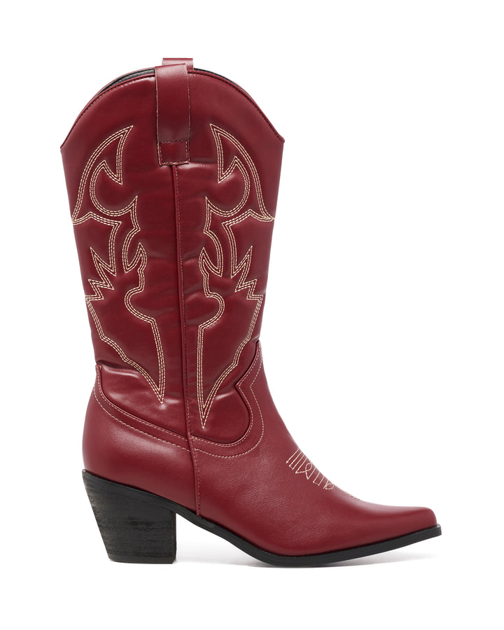 Clayton Cowboy Boot Cherry