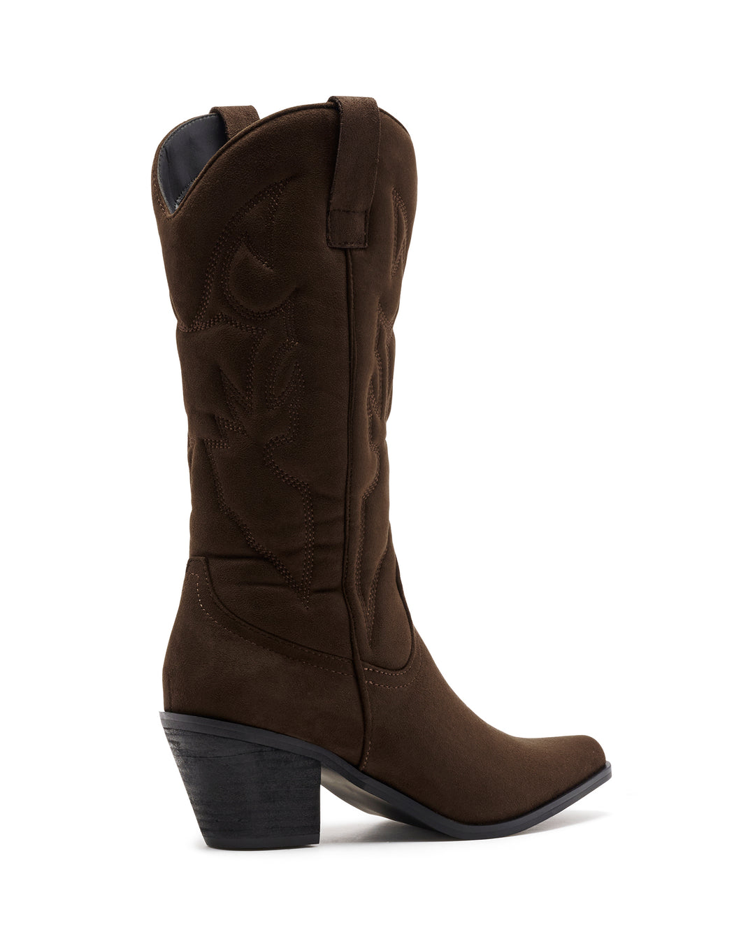 Clayton Cowboy Boot Chocolate Suede