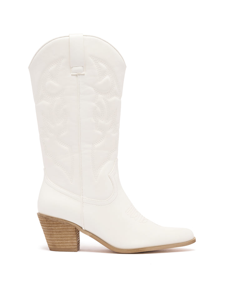 Clayton Cowboy Boot Ivory