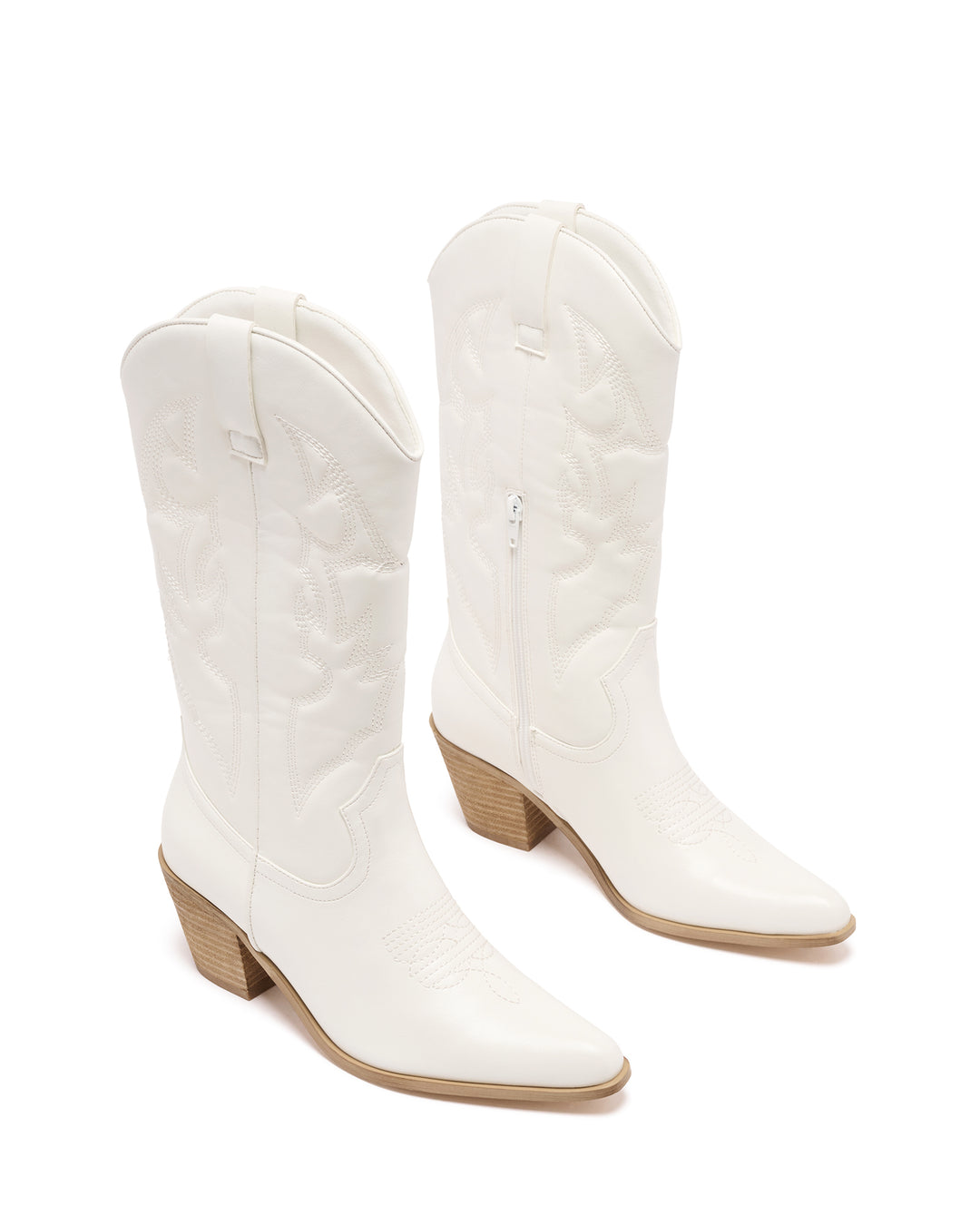 Clayton Cowboy Boot Ivory