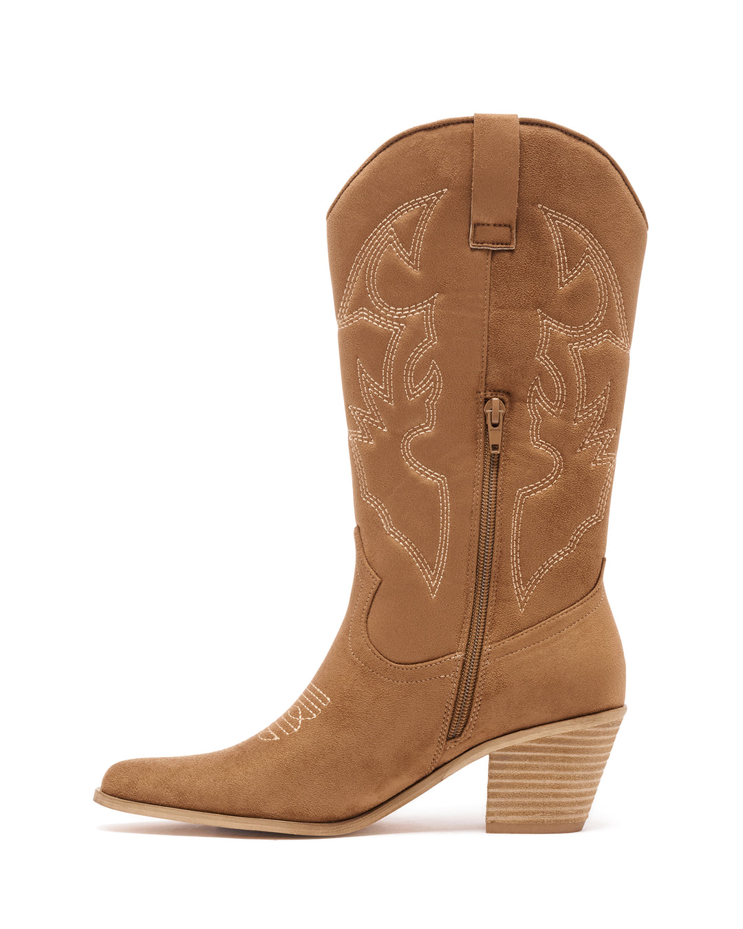 Clayton Cowboy Boot Toffee Suede