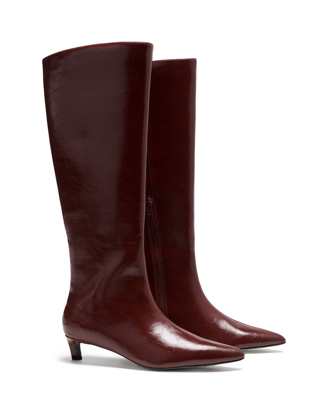 Destiny Tall Boot Bordeaux Textured