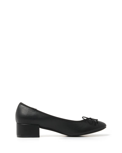 Therapy Shoes Diana Ballet Heel Black | Women's Ballet | Heels | Flats