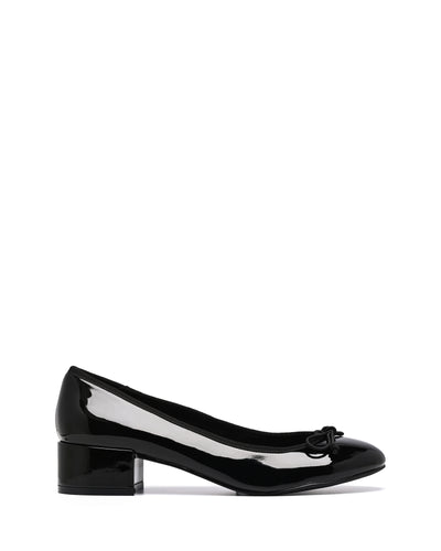 Therapy Shoes Diana Black Patent | Women's Ballet | Heels | Flats