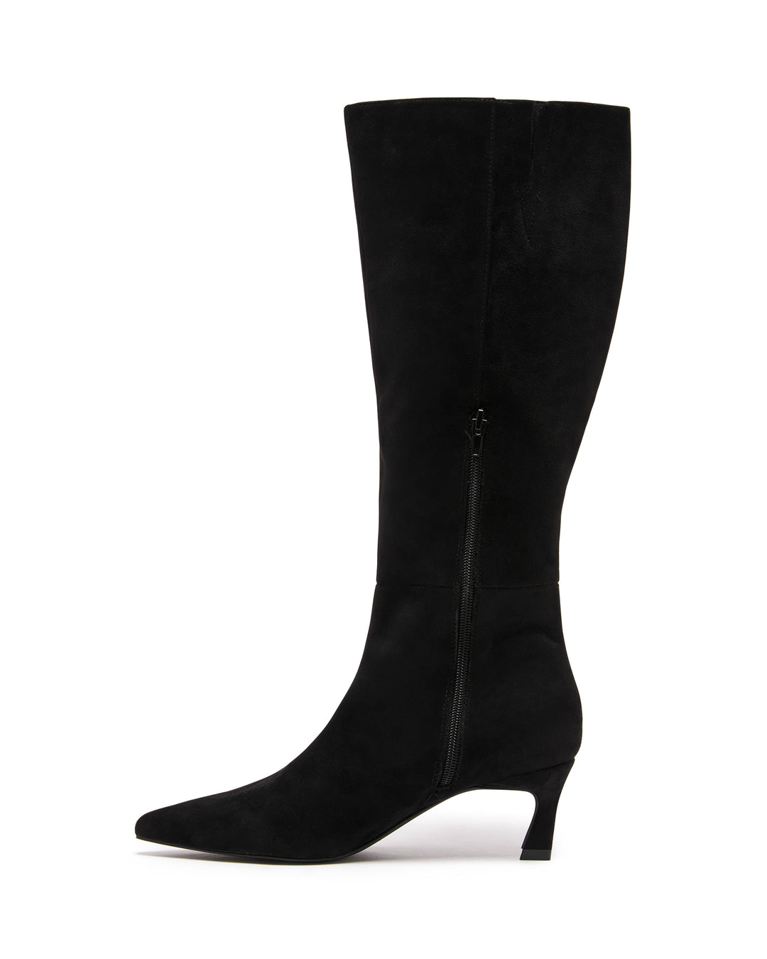 Dove Tall Boot Black Microsuede