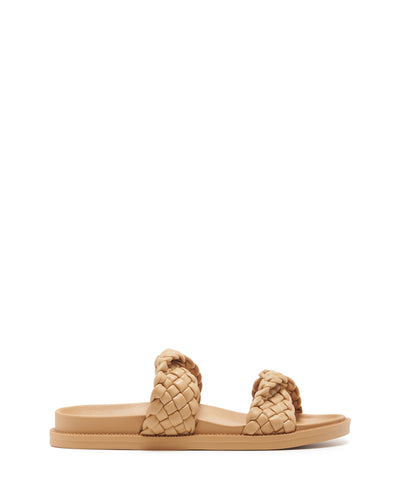 Therapy Shoes Evil Caramel | Women's Sandals | Slides | Flats | Woven