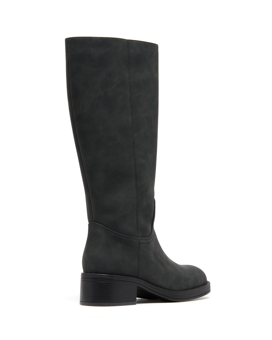 Fever Tall Boot Black Waxy Tumbled