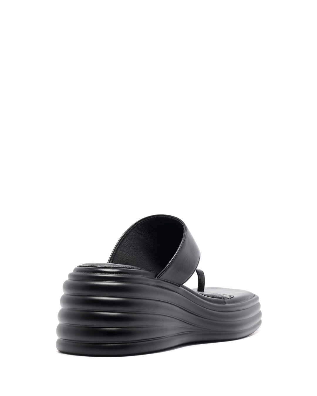 Finale Wedge Sandal Black