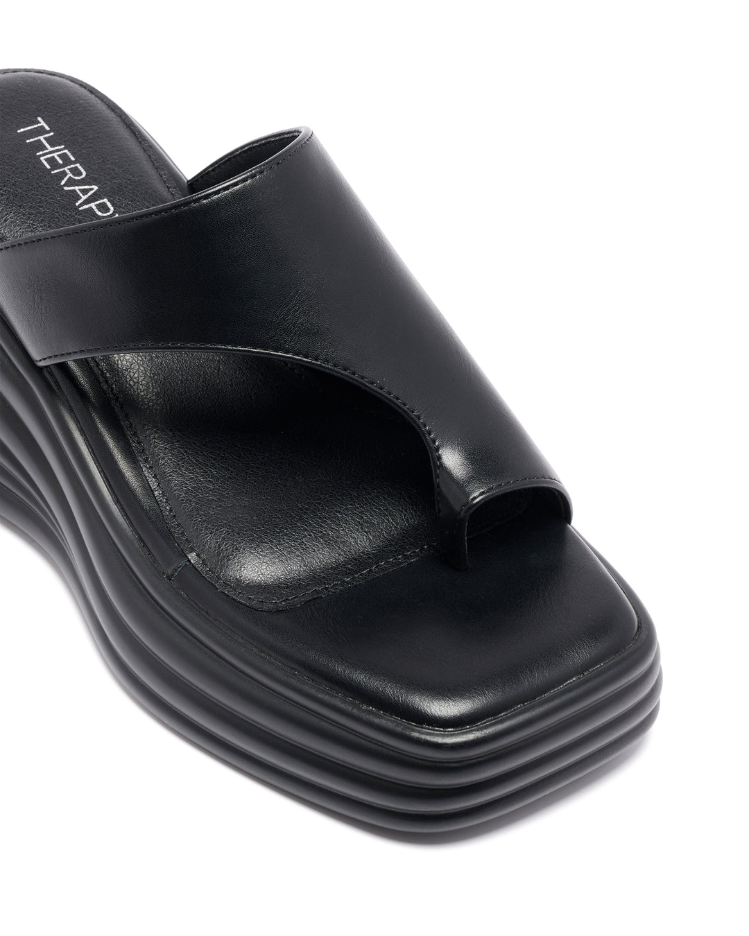Finale Wedge Sandal Black