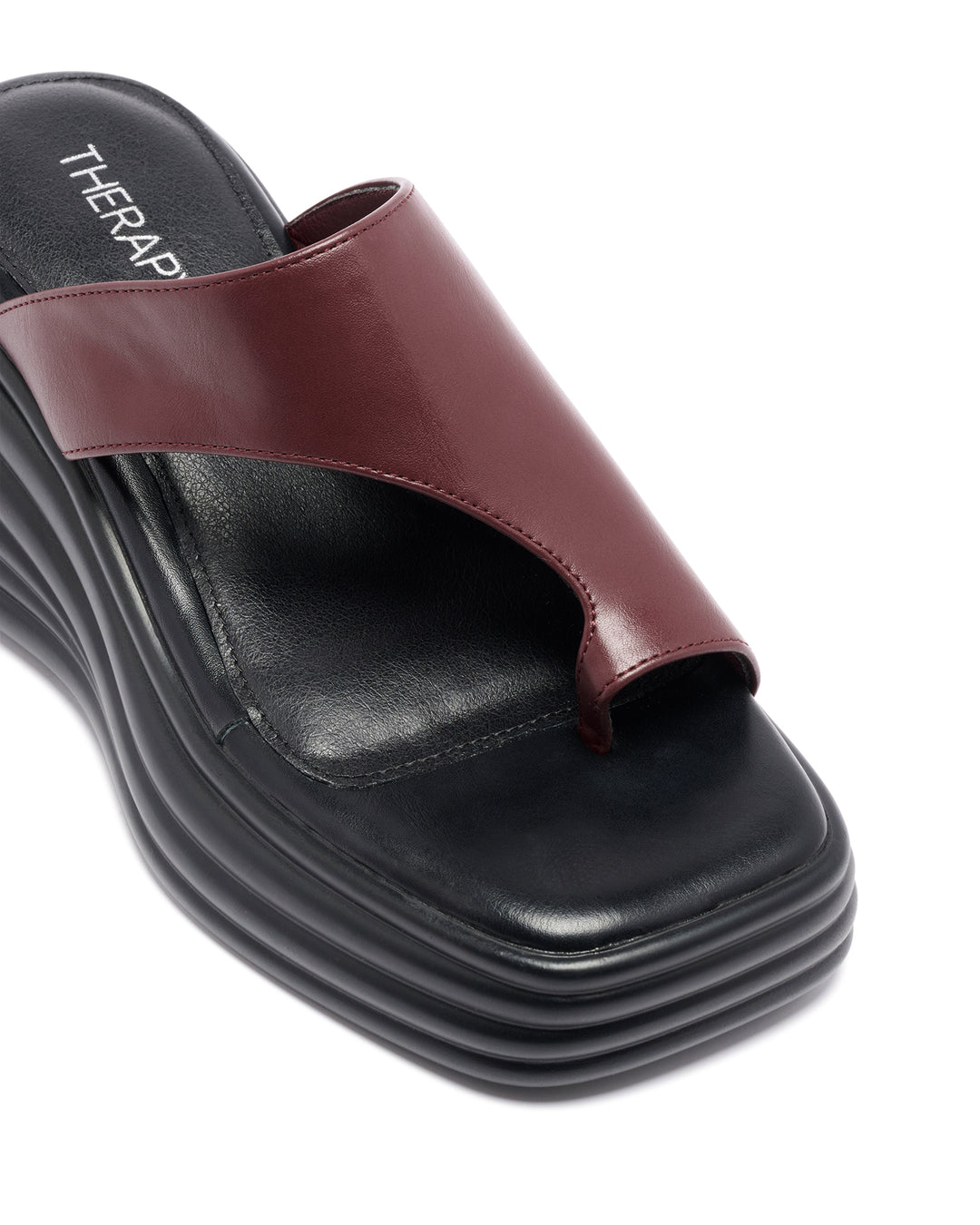 Finale Wedge Sandal Bordeaux