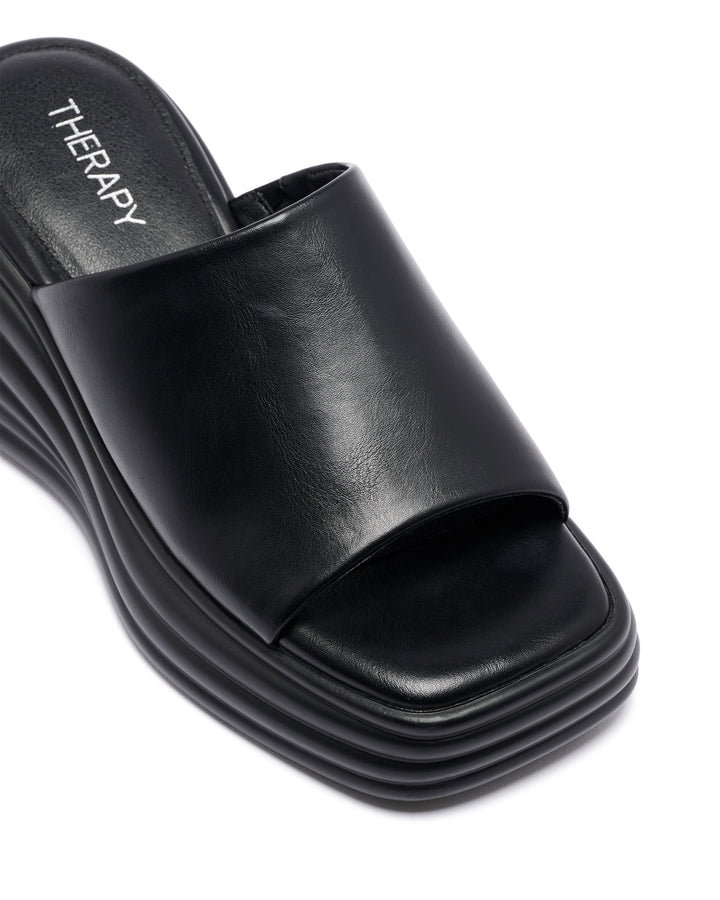 Flaunt Wedge Sandal Black *PRE ORDER AVAILABLE FOR DISPATCH 15-30 DEC*