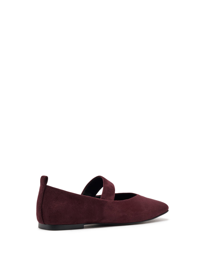 Gael Ballet Flat Bordeaux Suede