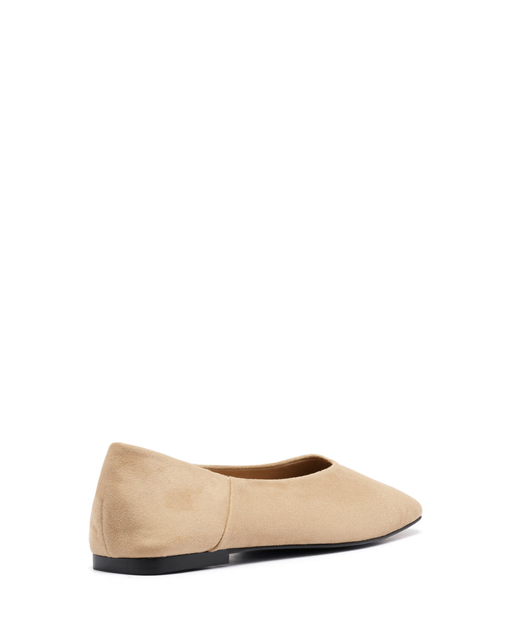 Gaia Ballet Flat Cashew Suede