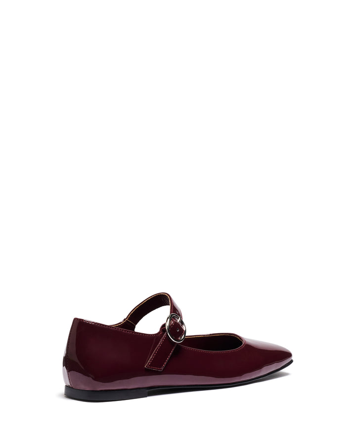 Gracee Ballet Flat Bordeaux Patent