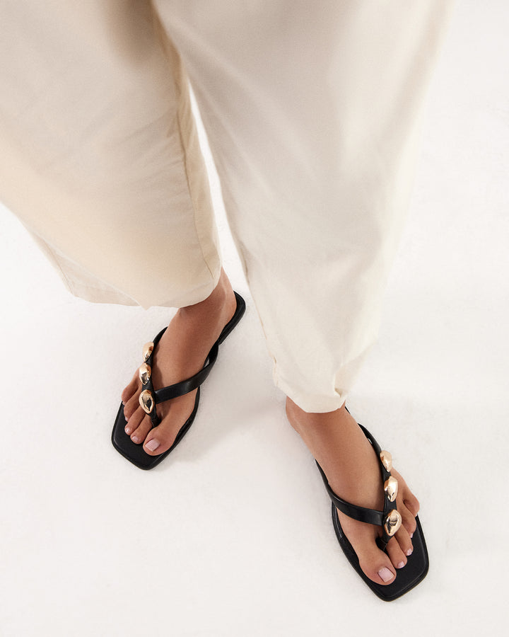 Guise Thong Sandal Black