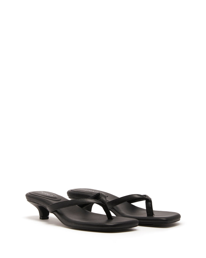 Heatwave Thong Heel Black