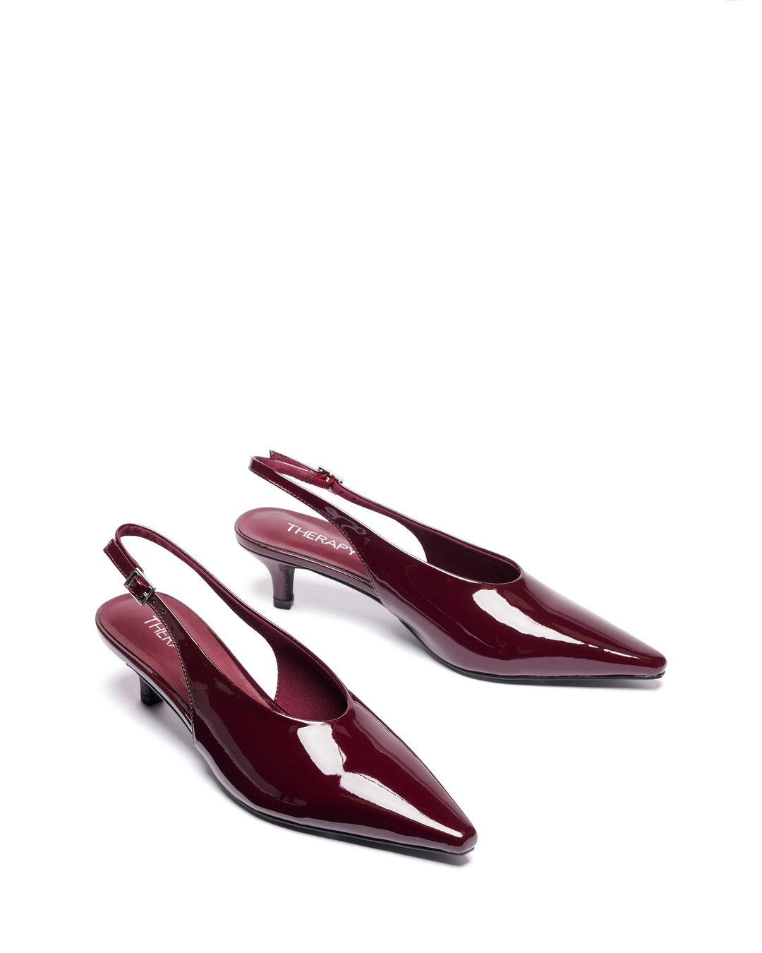 Indiana Slingback Heel Bordeaux Patent