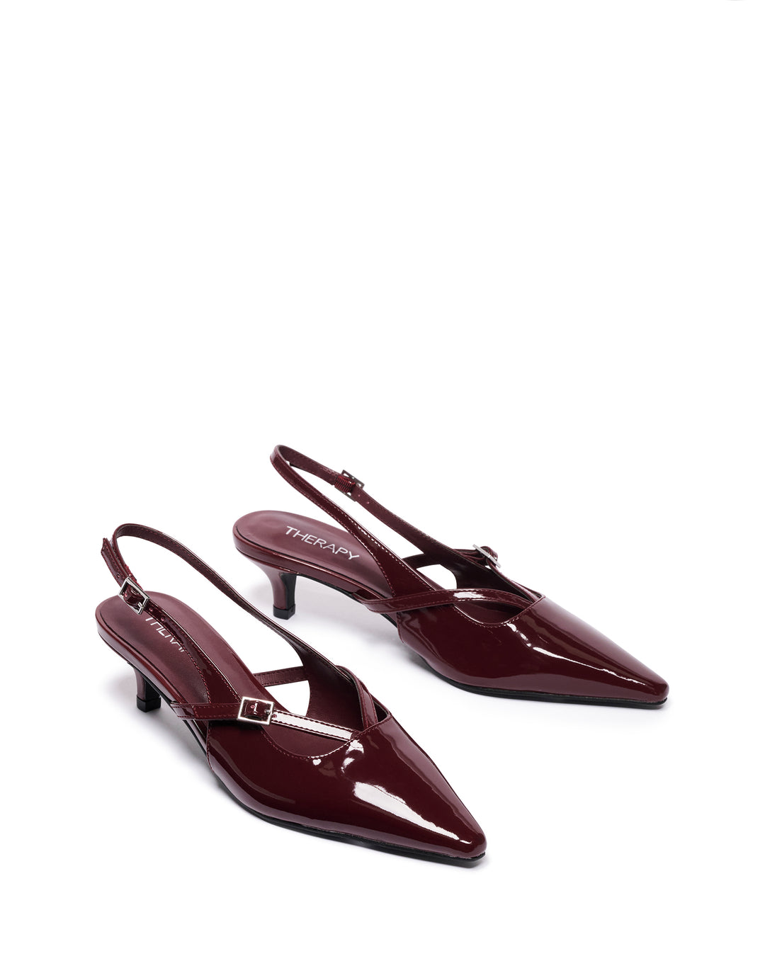 Irving Slingback Heel Bordeaux Patent