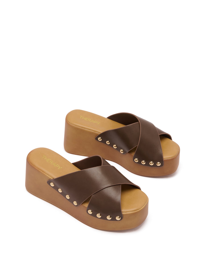 Iver Platform Clog Chocolate