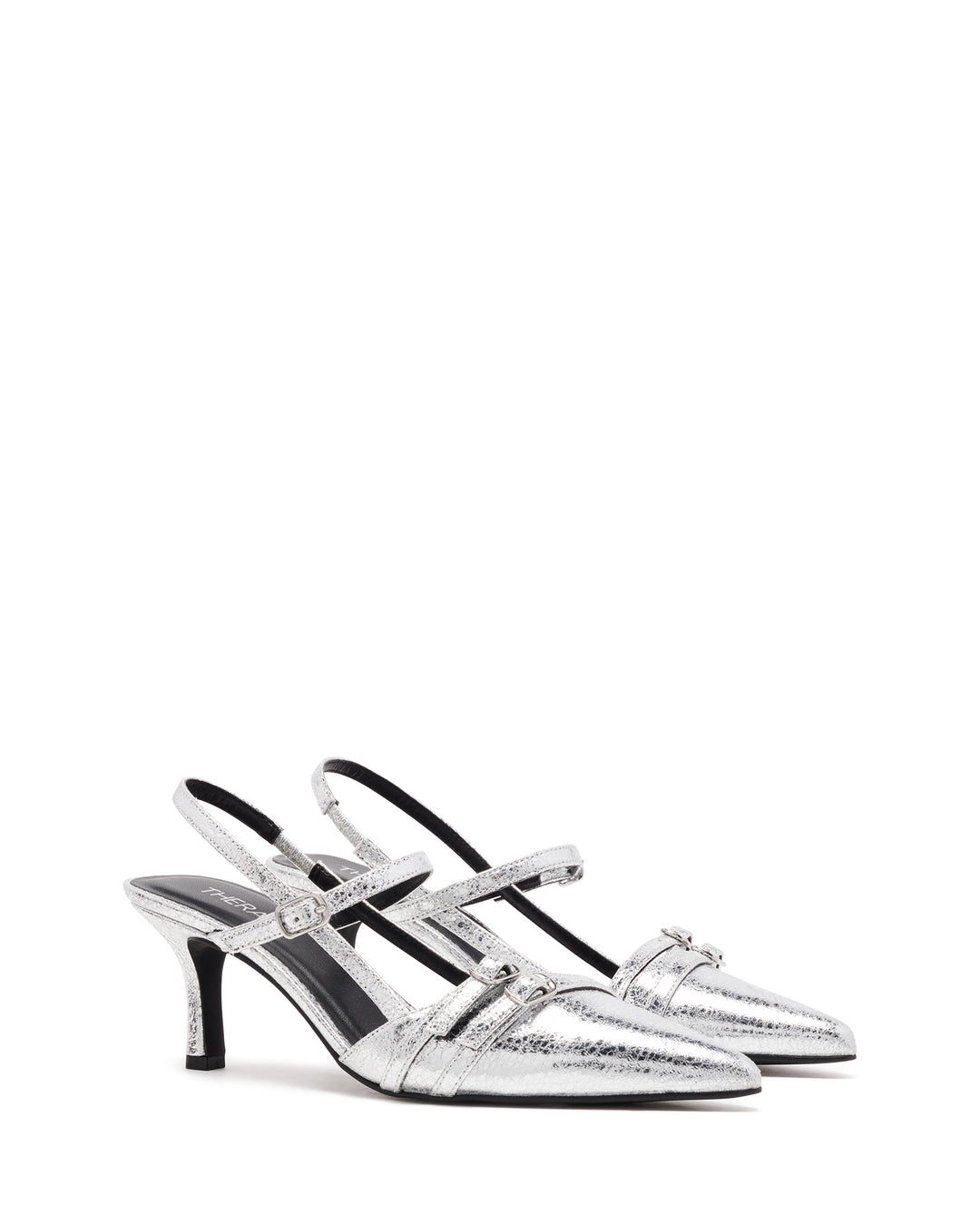 Jackpot Point Heel Silver