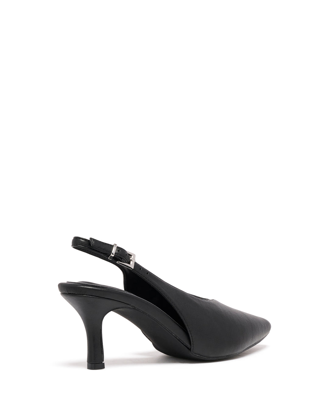 Jacs Slingback Pump Black Smooth