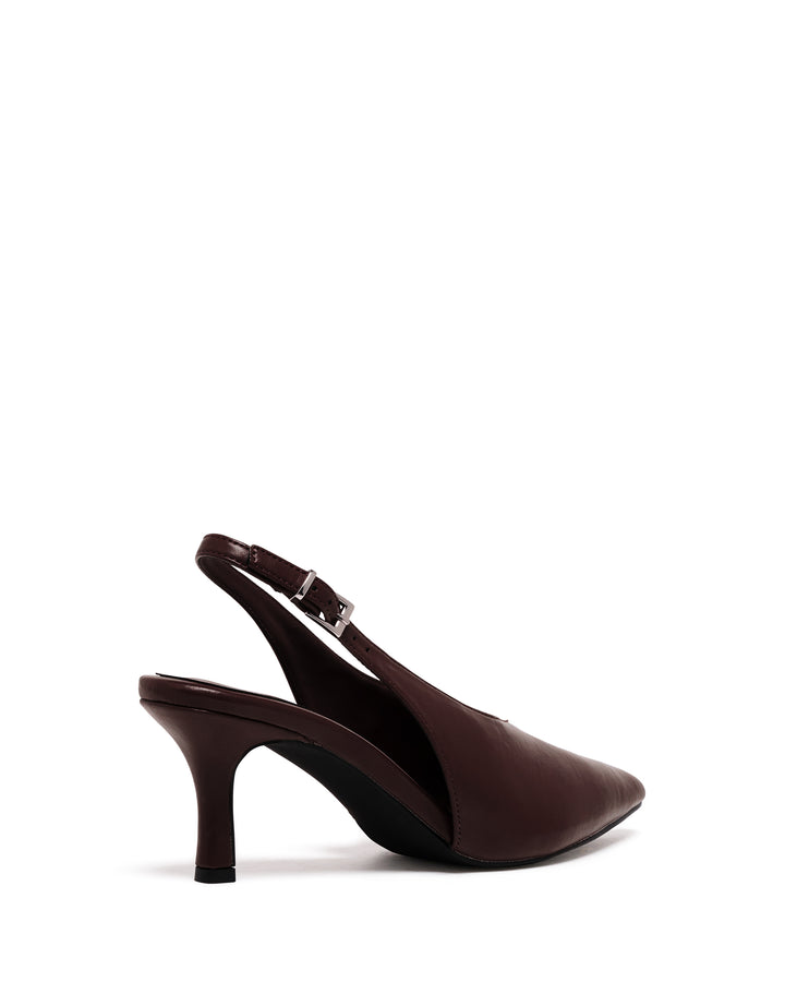 Jacs Slingback Pump Bordeaux Smooth
