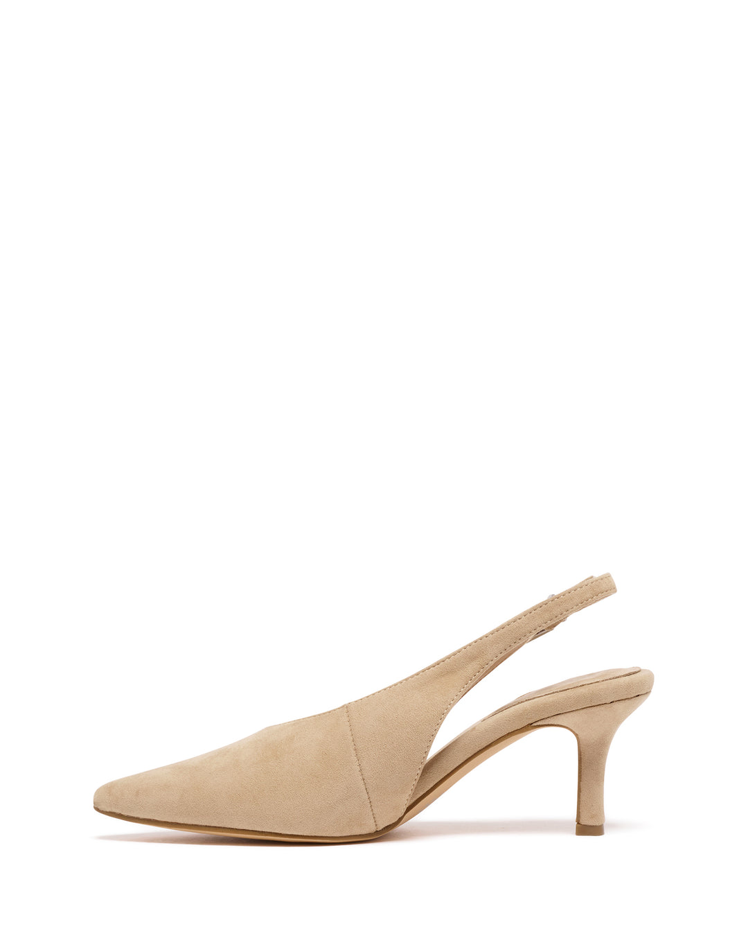 Jacs Slingback Pump Cashew Microsuede
