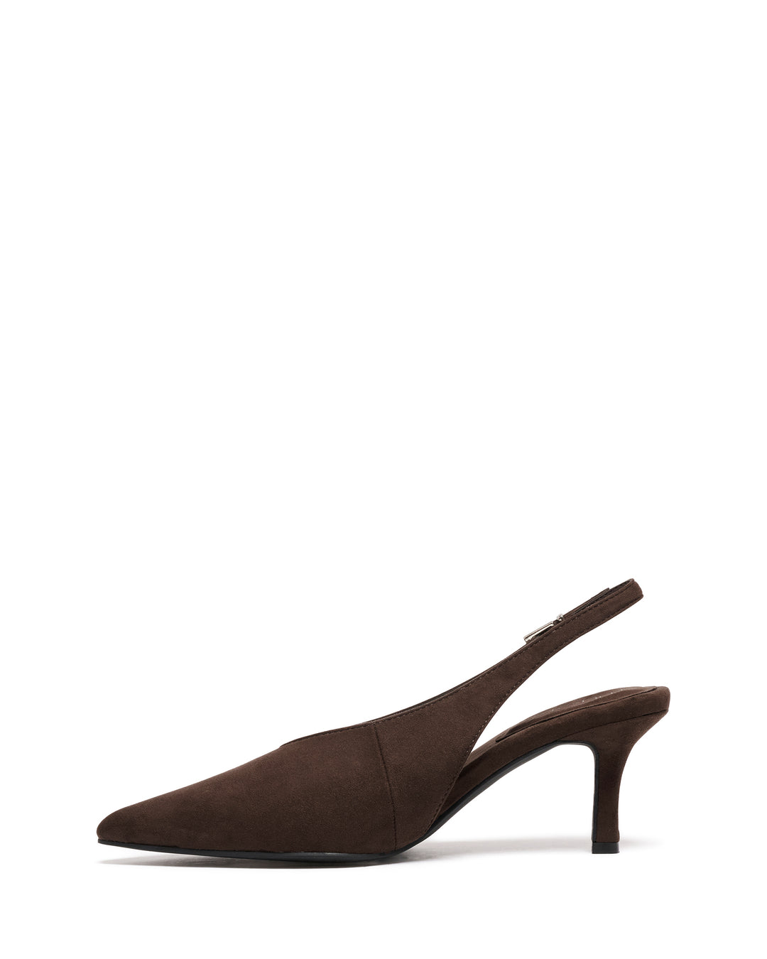Jacs Slingback Pump Chocolate Microsuede