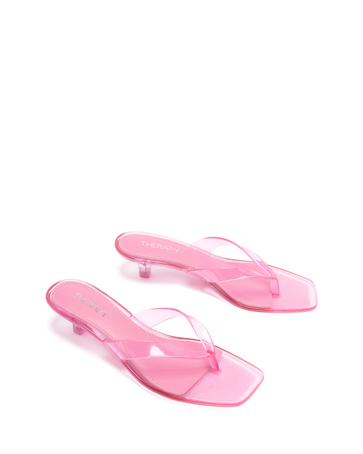 Jellyz Thong Heel Pink