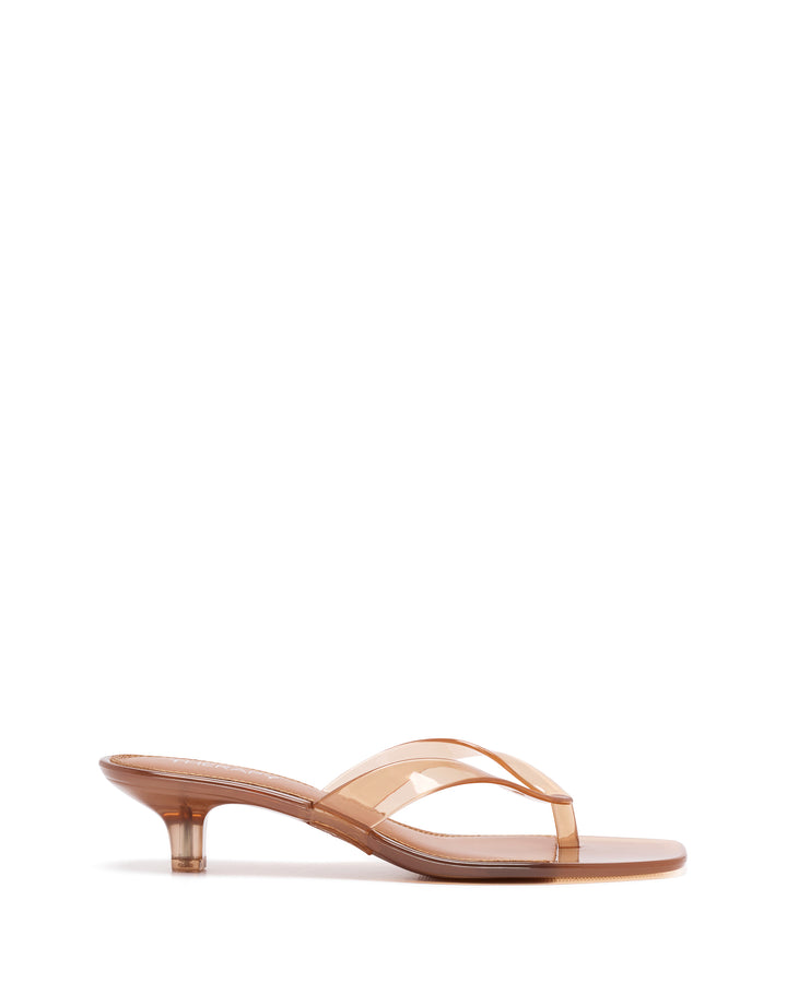 Jellyz Thong Heel Toffee