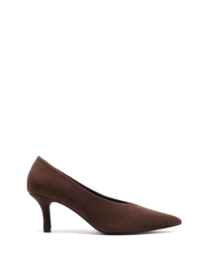 Jordyn Pump Chocolate Suede