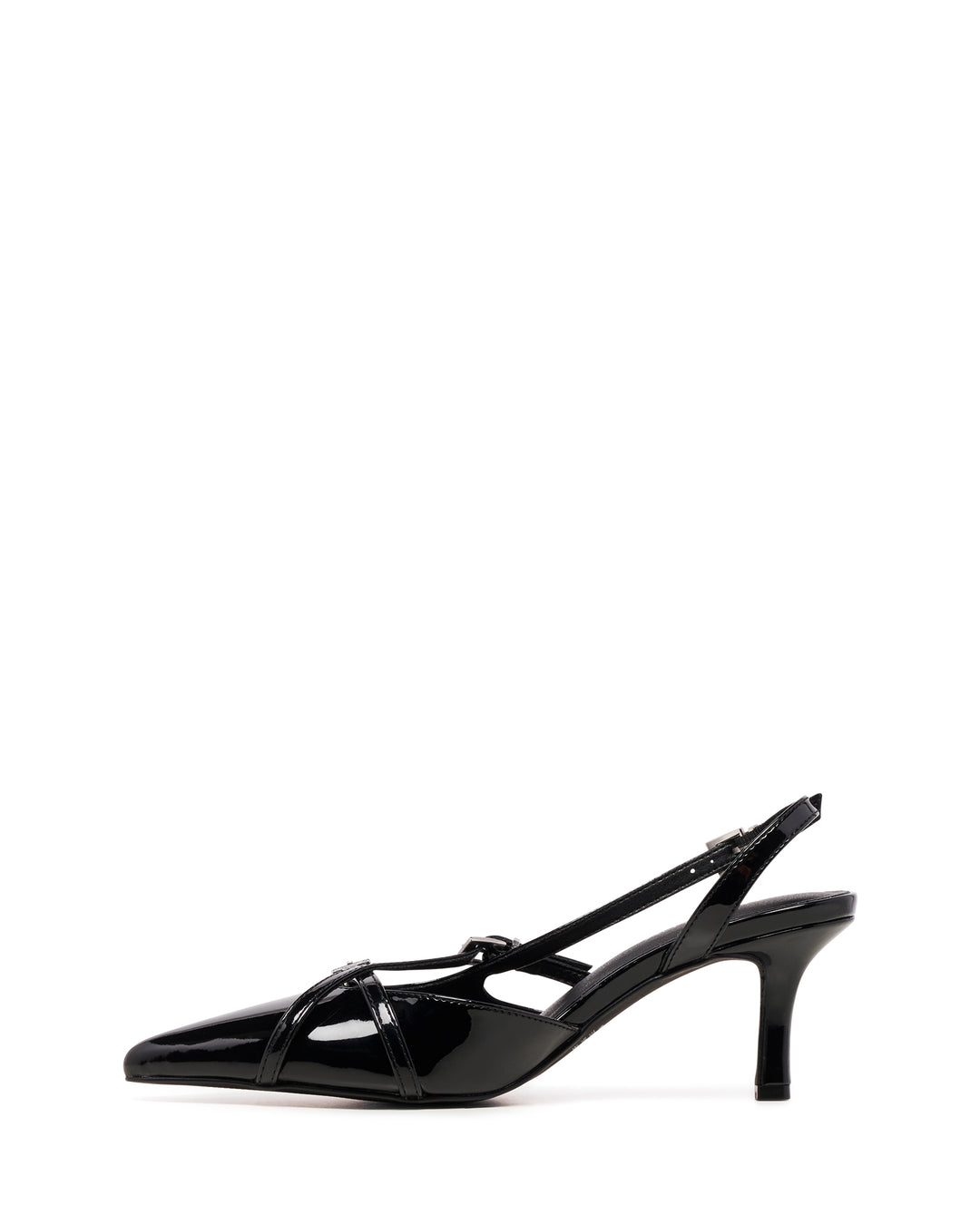 Therapy Shoes Juicy Black Patent | Women's Heels | Slingback | Pump | Stiletto