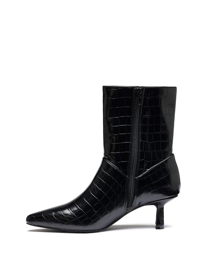 Kacee Ankle Boot Black Croc