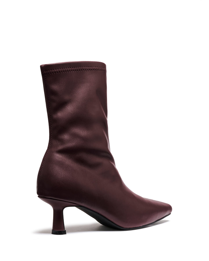 Keeley Ankle Boot Bordeaux