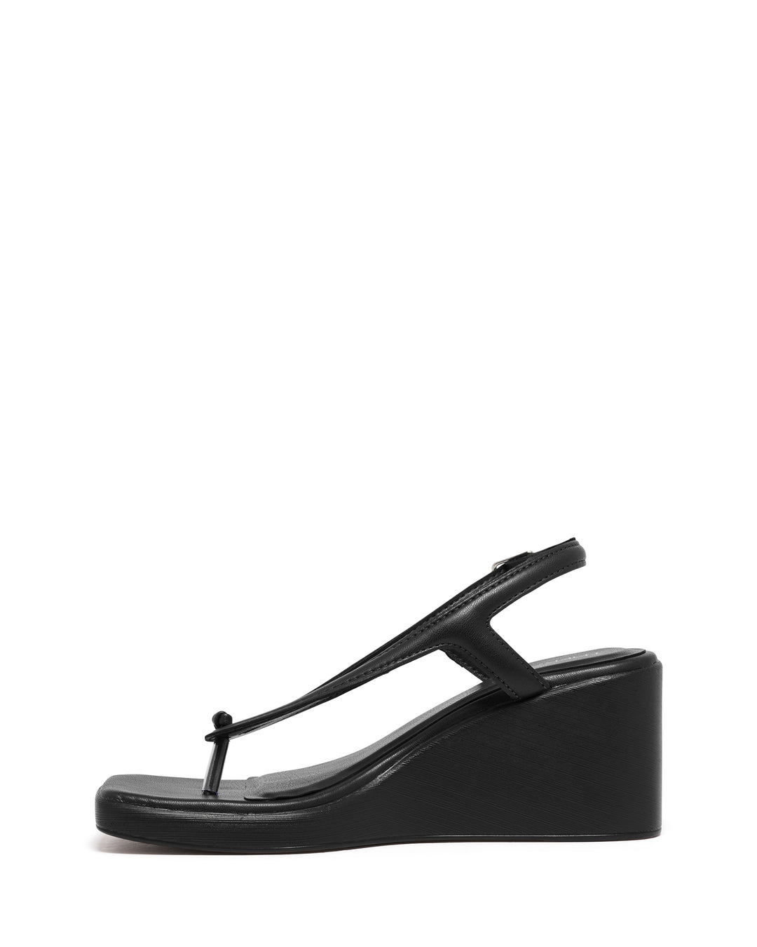 Leni Slingback Wedge Black