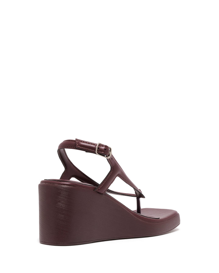 Leni Slingback Wedge Bordeaux