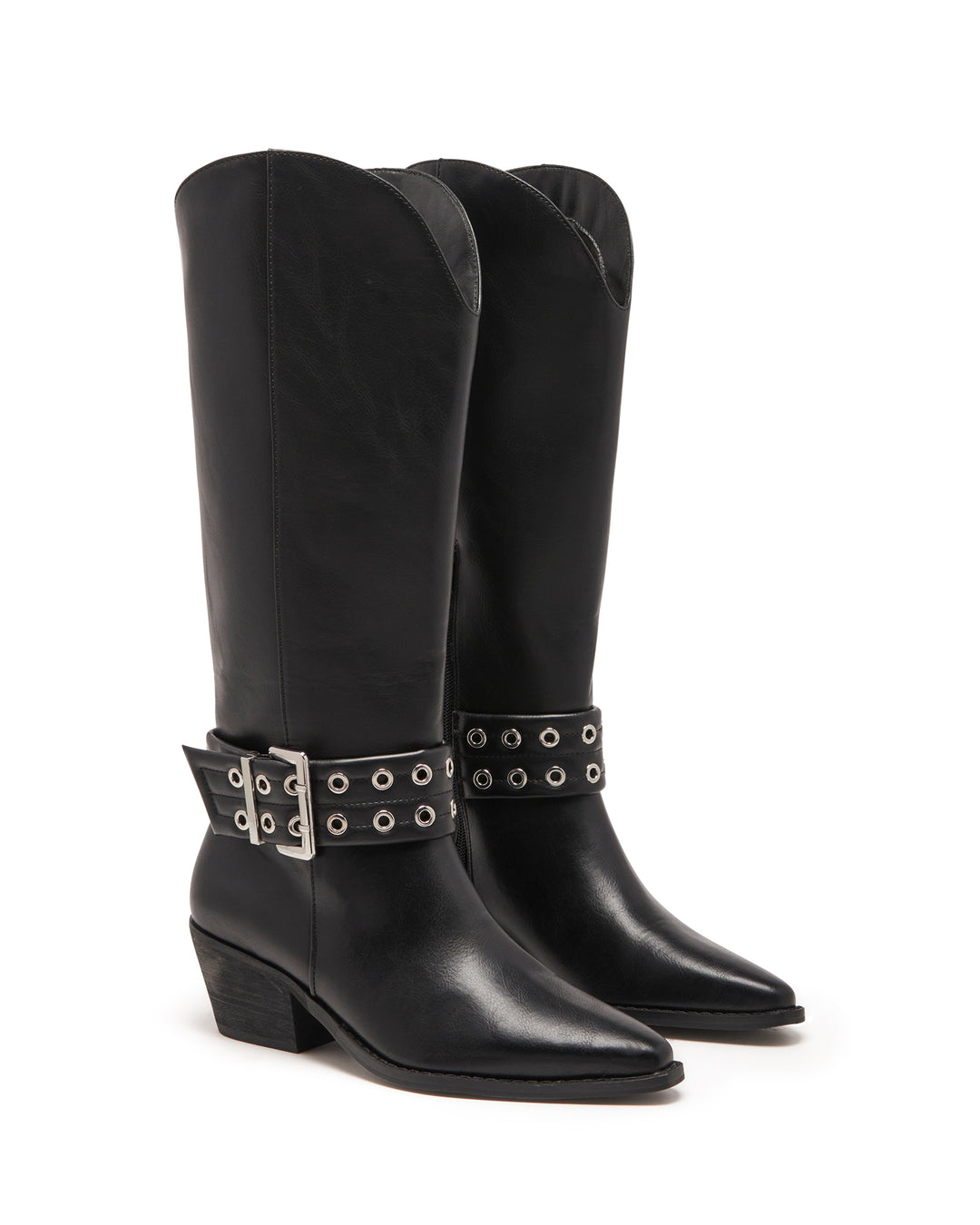 Maiden Cowboy Boot Black
