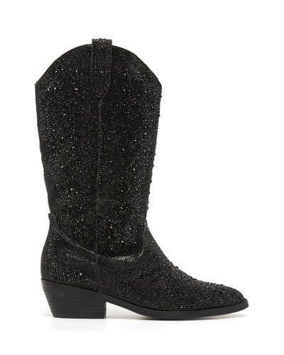 Therapy Shoes Majesty Black Rhinestones | Women's Boots | Western | Cowboy | Tall