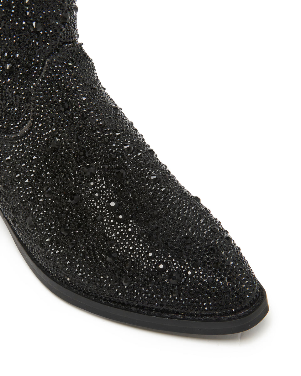 Therapy Shoes Majesty Black Rhinestones Women s Boots Western Cowboy Tall