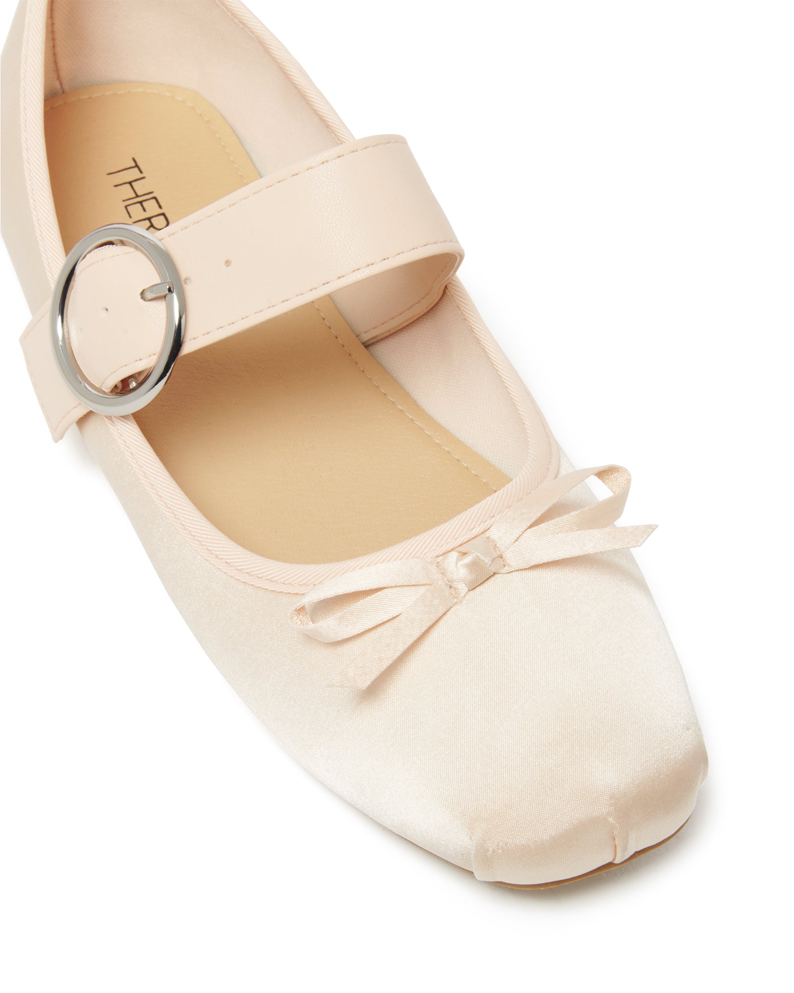 Therapy Shoes Mesmerize Blush Satin | Women's Flats | Ballet | Mary Jane