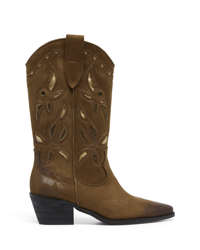 Therapy Shoes Miley Taupe | Women's Boots | Western | Cowboy | Tall
