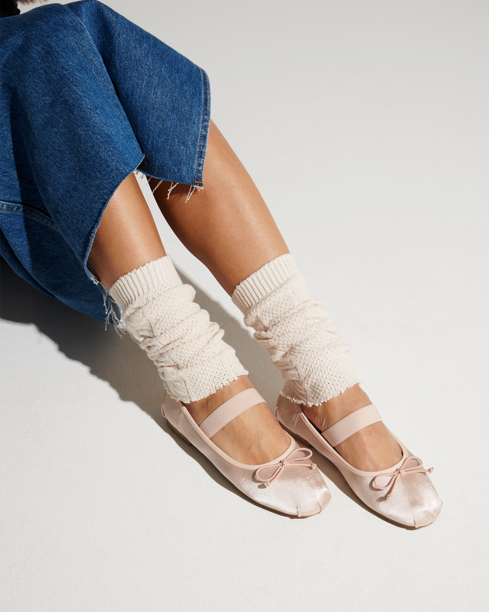 Women's lace 2025 up ballet flats