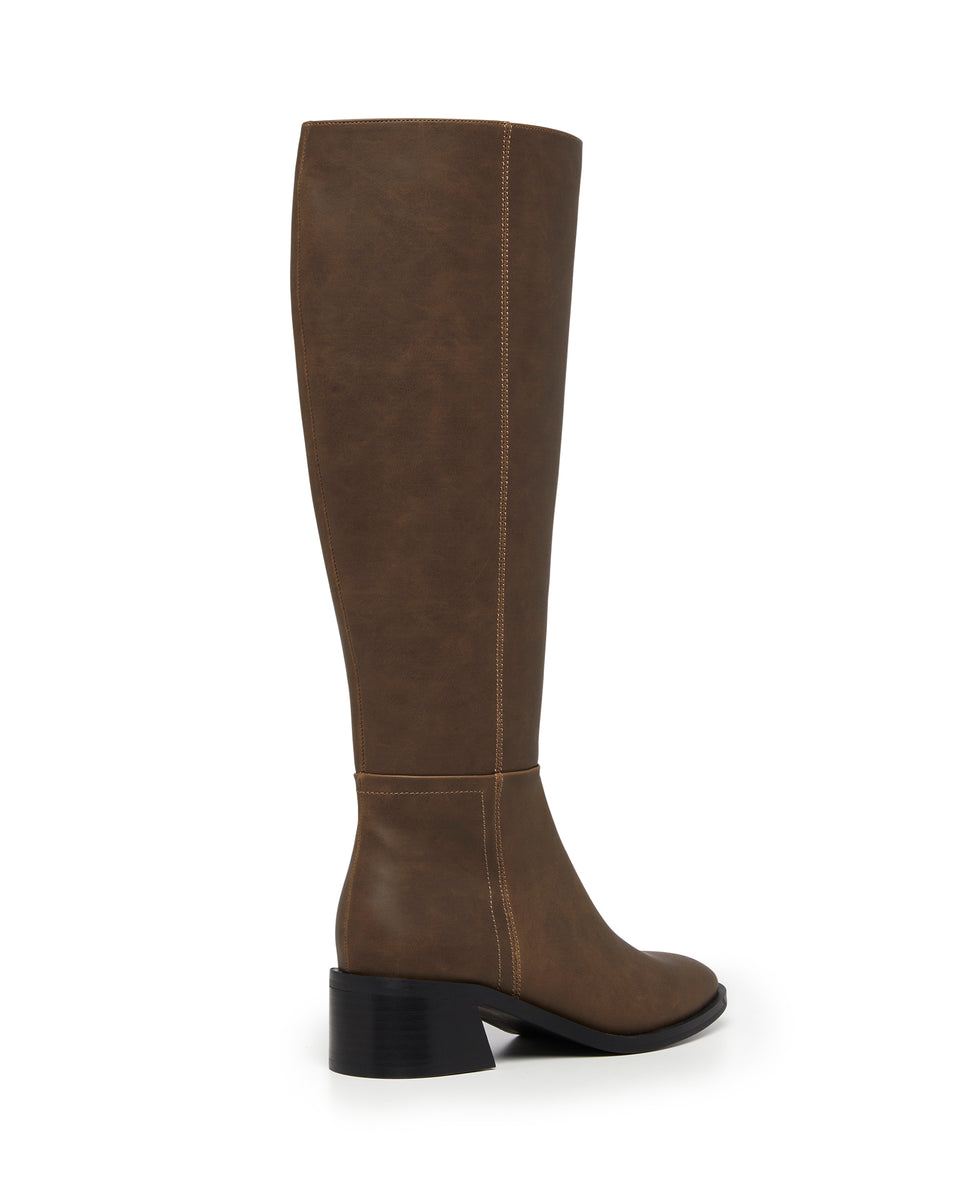 Back knee high boots deals