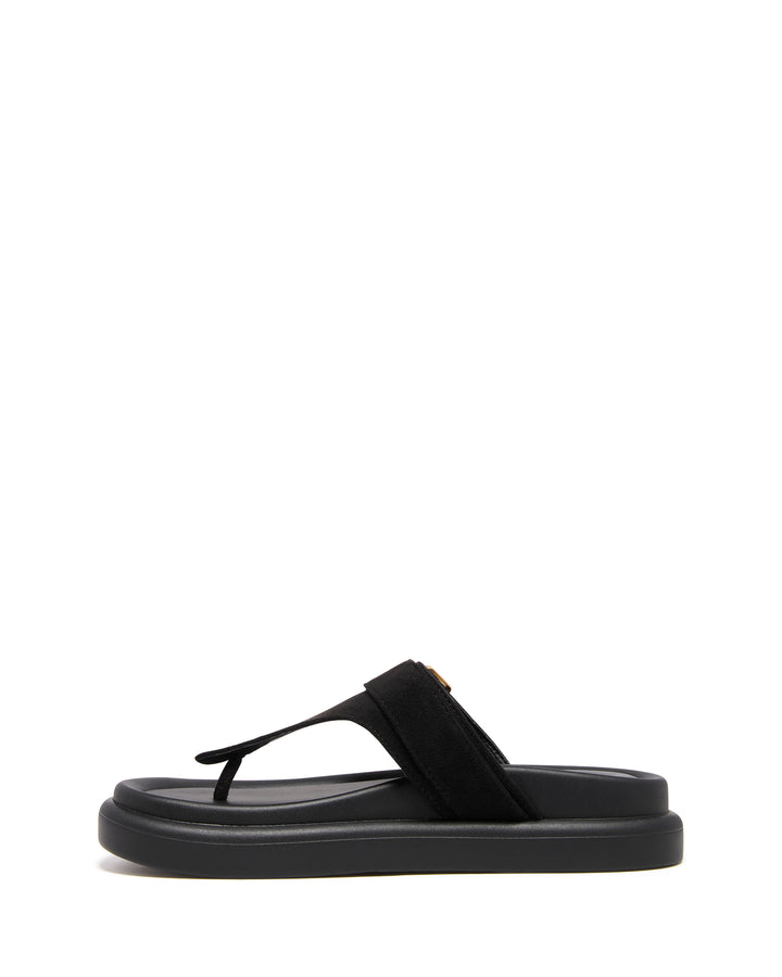 Palloma Sandal Black Microsuede